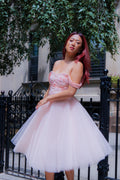 Isabelle Midi Skirt Blush Pink