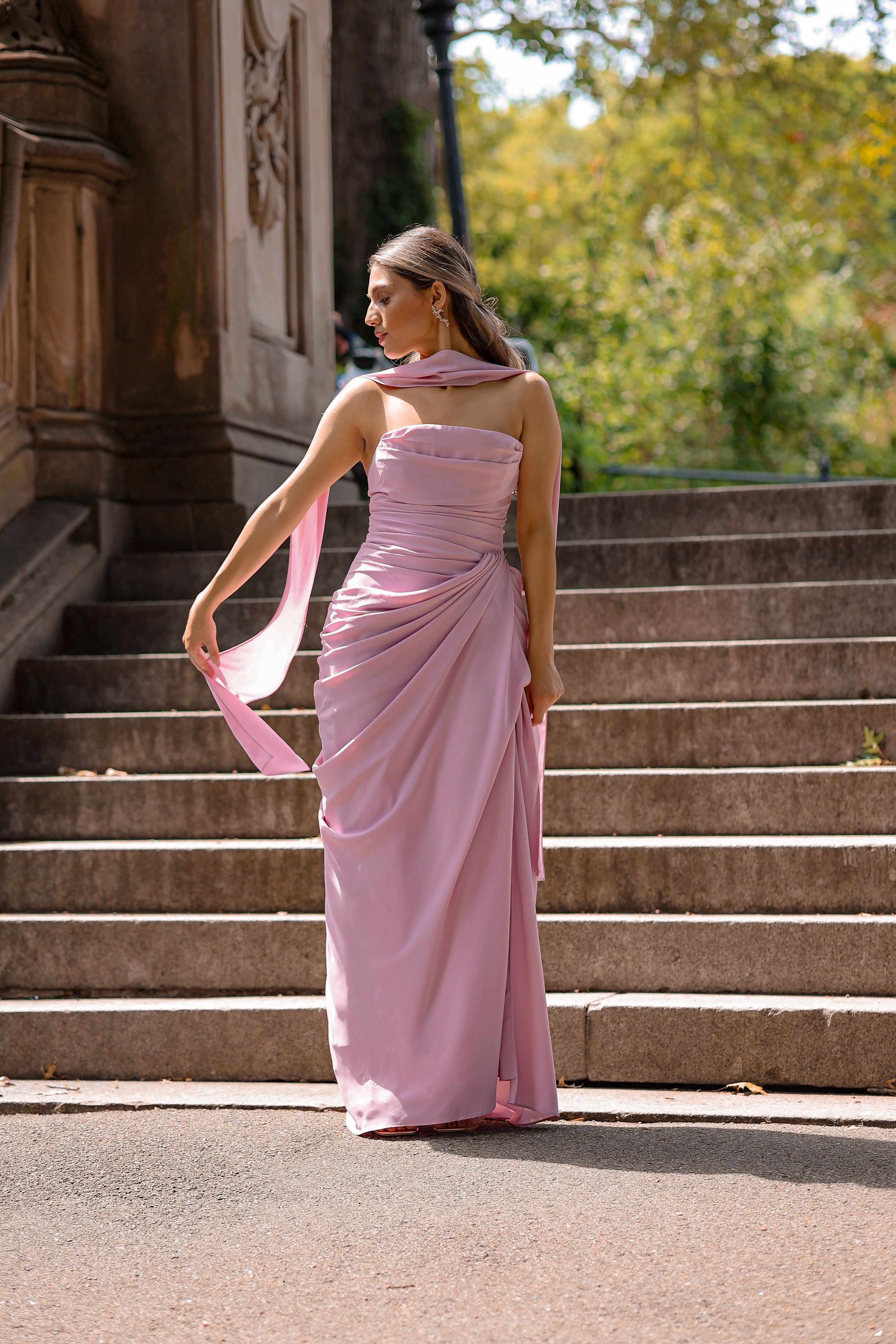 Elise Dress Blush Pink