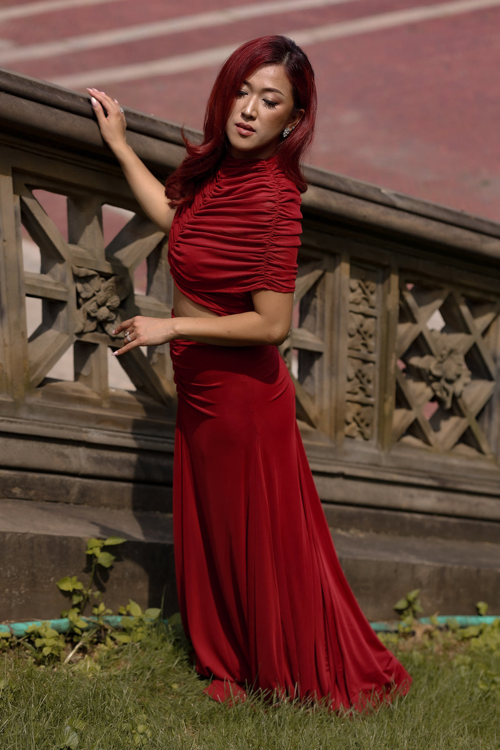 Audrey Dress Red