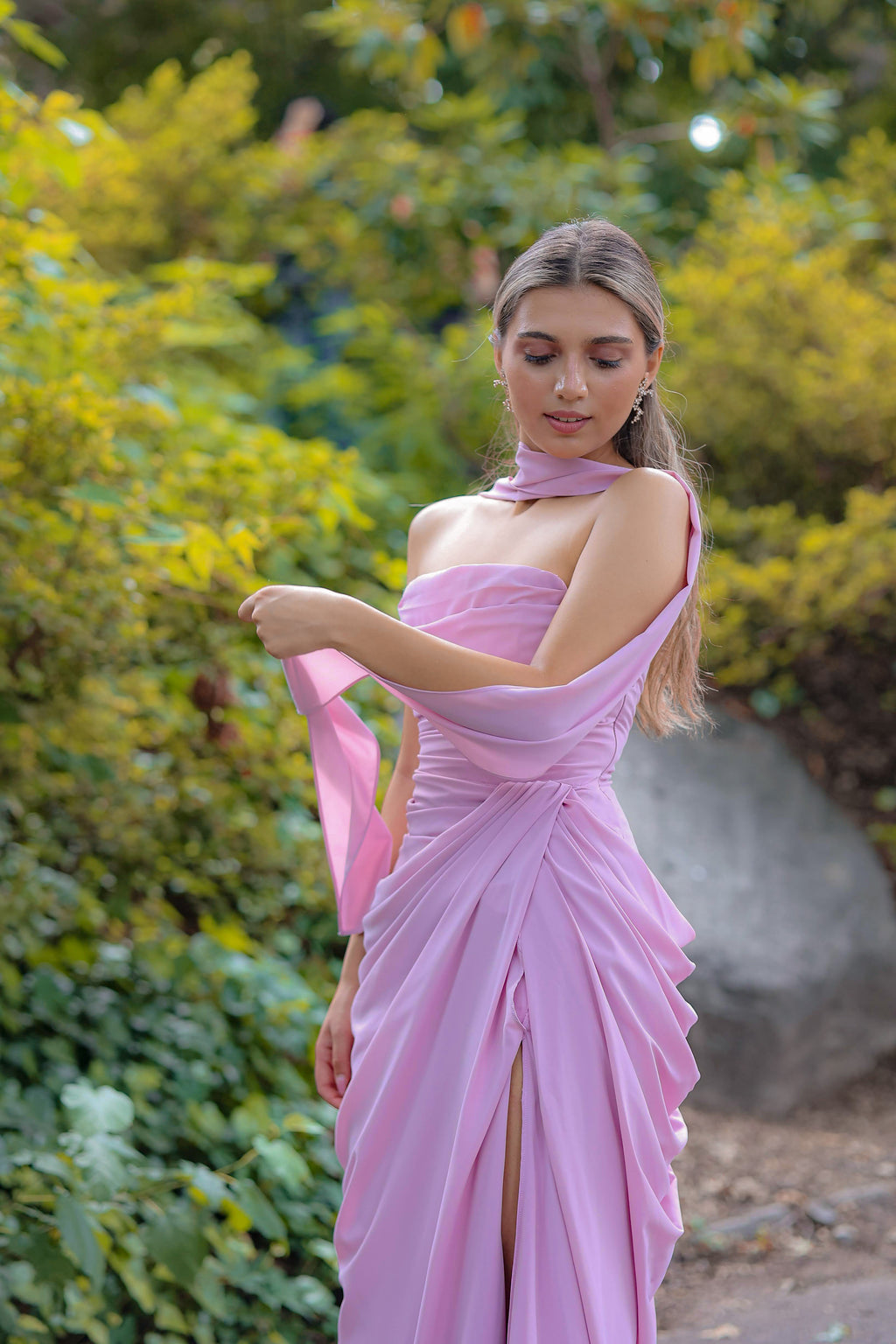 Elise Dress Blush Pink