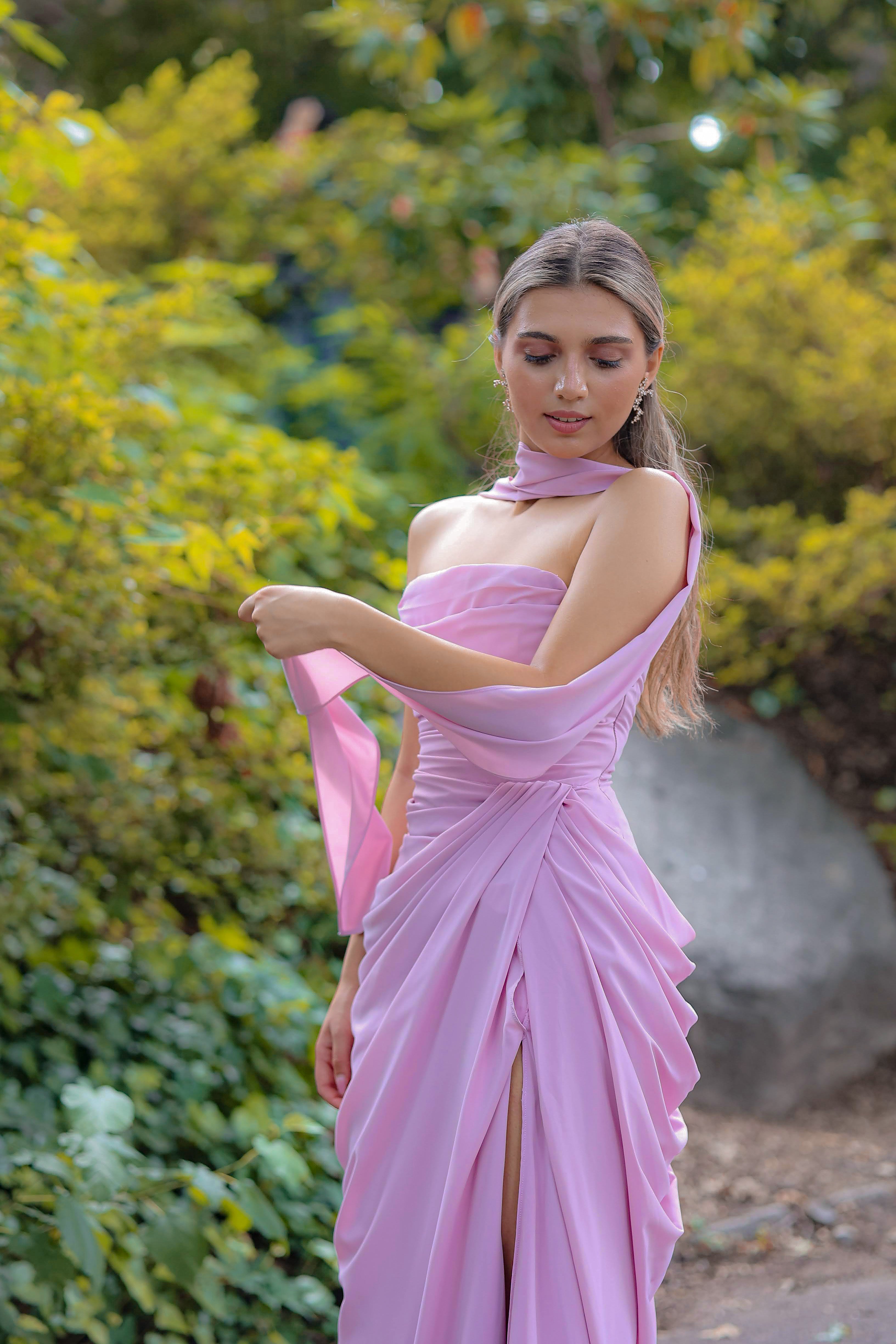Elise Dress Blush Pink