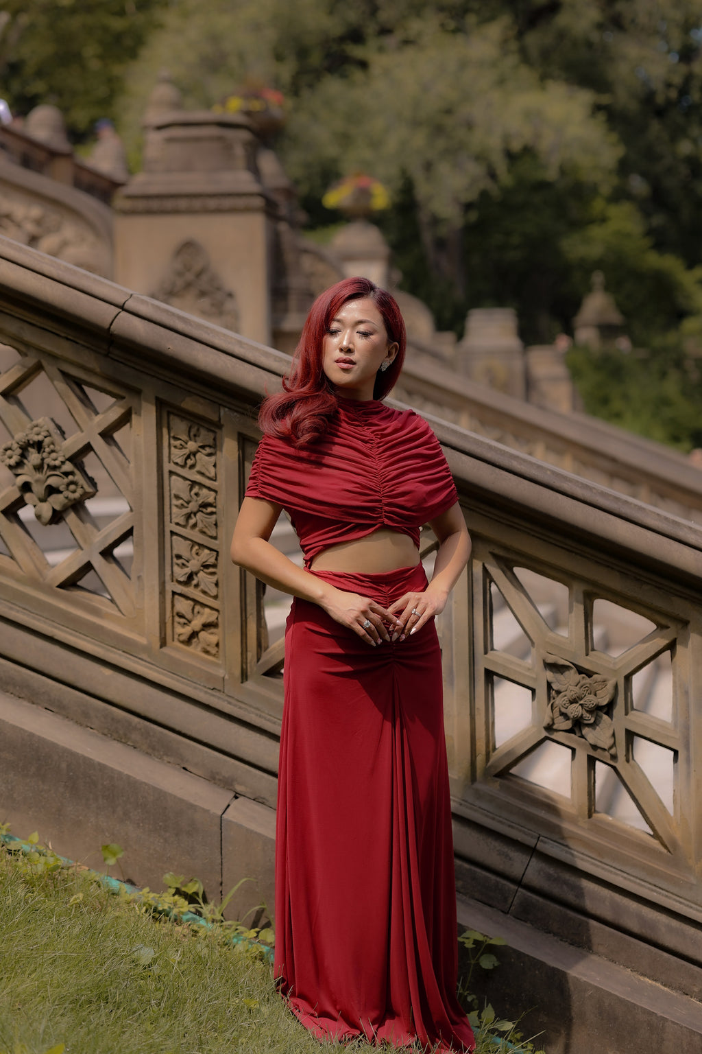 Audrey Dress Red