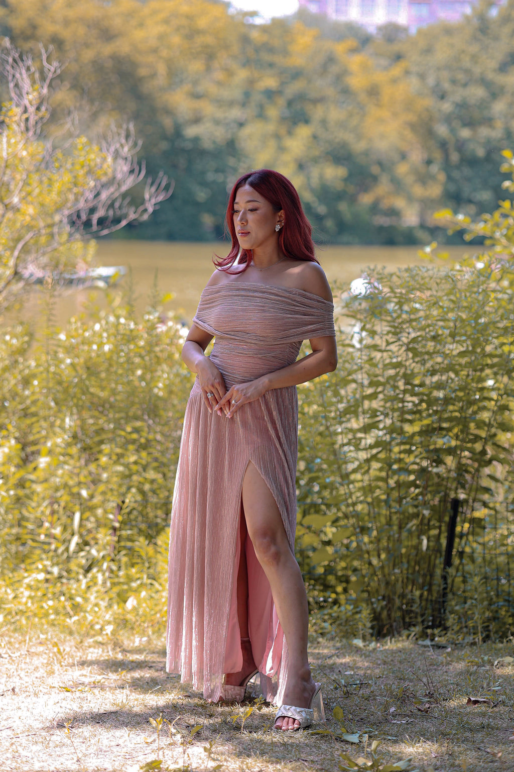 Margaux Dress Blush Pink