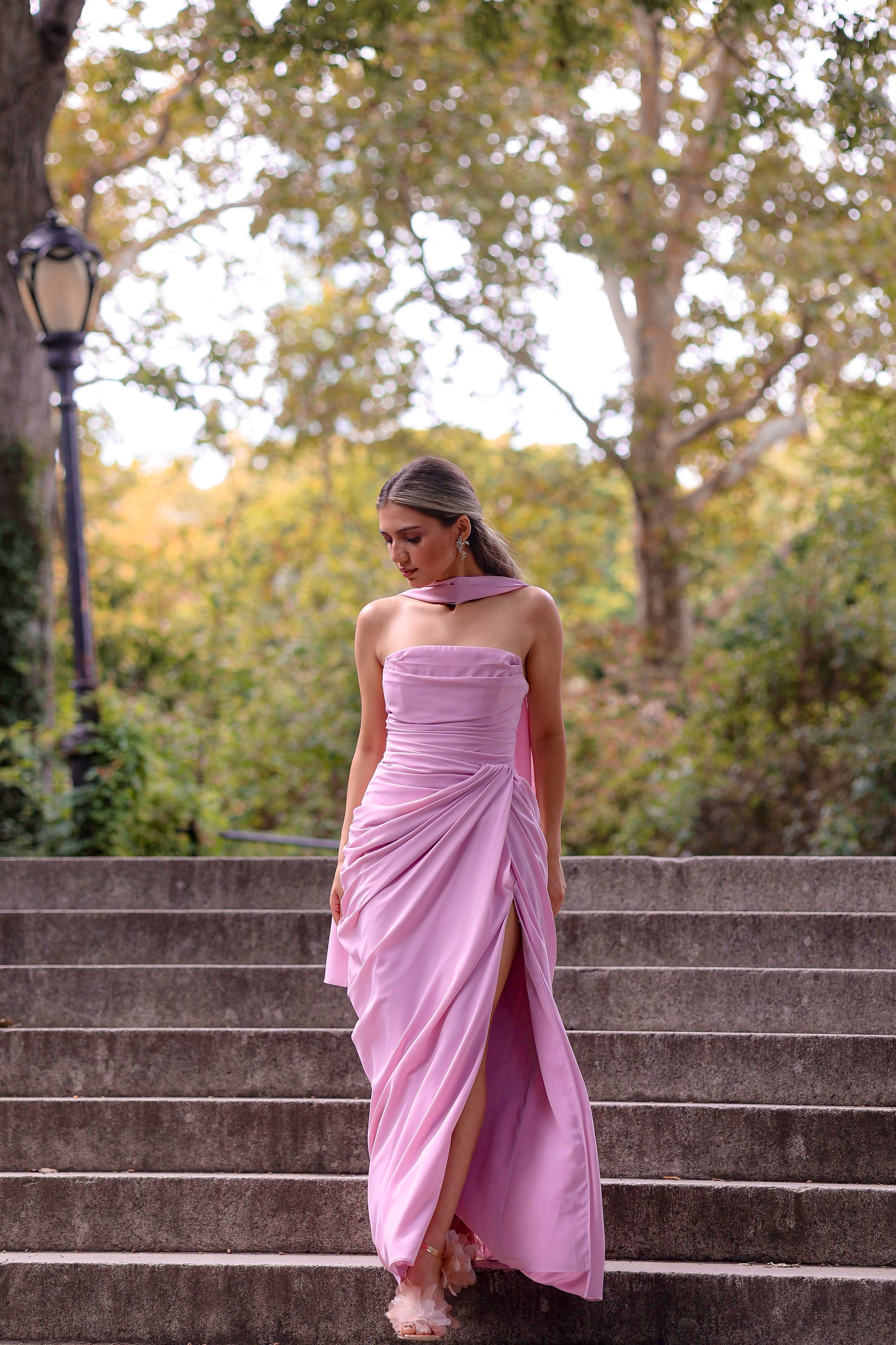 Elise Dress Blush Pink
