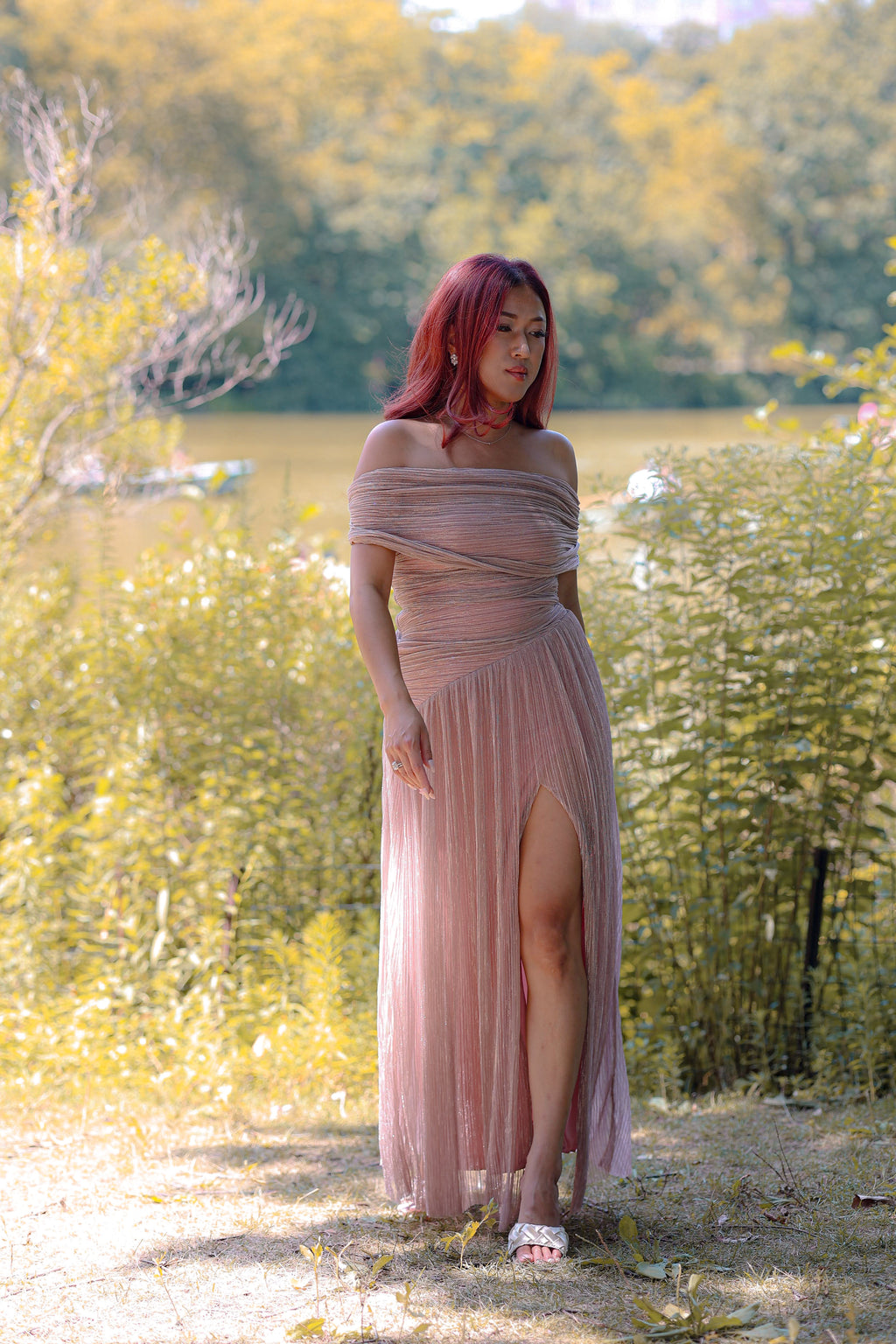 Margaux Dress Blush Pink