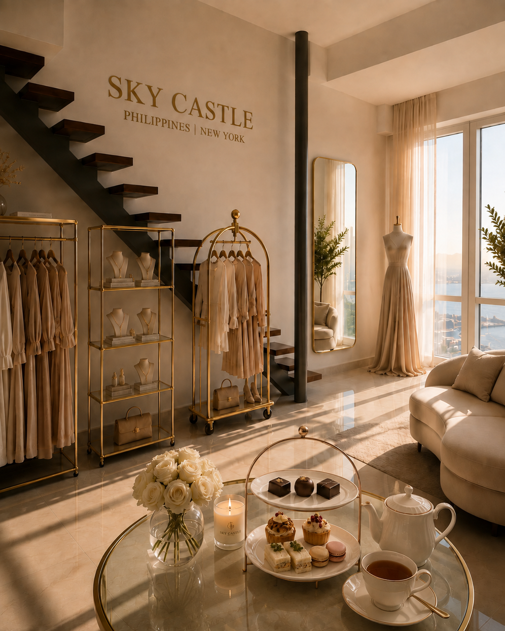 The Penthouse Luxury Shopping Tea Time